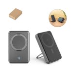   WARSHEL 10. 10'000 mAh magnetic power bank with 15W superfast wireless charger in recycled ABS (100% rABS) with stand