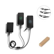   BERTOZZI. Superfast 6-in-1 USB cable made of aluminium and recycled PET