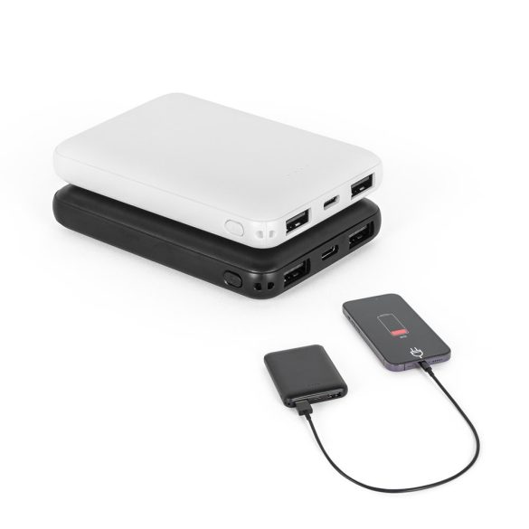 LEAKEY 5. Power bank 5'000 mAh in ABS reciclat (100% rABS)
