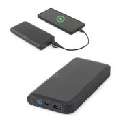   BECKER 10. 10.000 mAh power bank in recycled ABS (100% rABS) with 15W superfast wireless charger