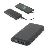   BECKER 10. 10.000 mAh power bank in recycled ABS (100% rABS) with 15W superfast wireless charger