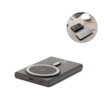   WRIGHT 5. Baterie externa magnetica cu incarcare super-rapida din aluminiu reciclat si ABS reciclat 5'000 mAh