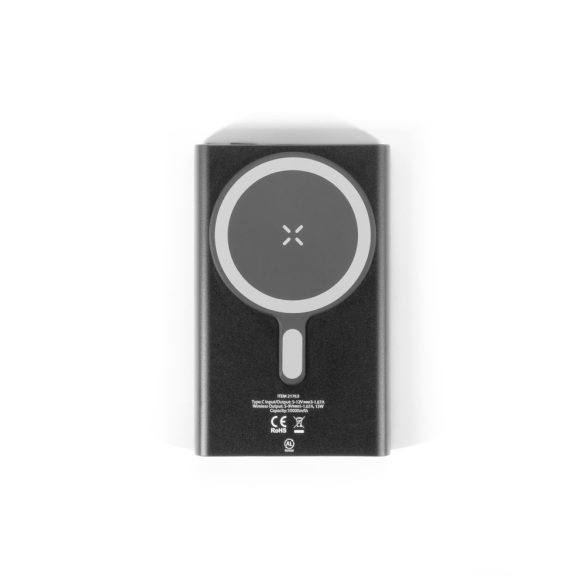 WRIGHT 5. Baterie externa magnetica cu incarcare super-rapida din aluminiu reciclat si ABS reciclat 5'000 mAh