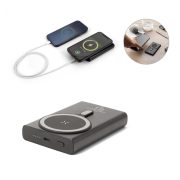   WRIGHT 10. Baterie externa magnetica cu incarcare super-rapida din aluminiu reciclat si ABS reciclat 10'000 mAh