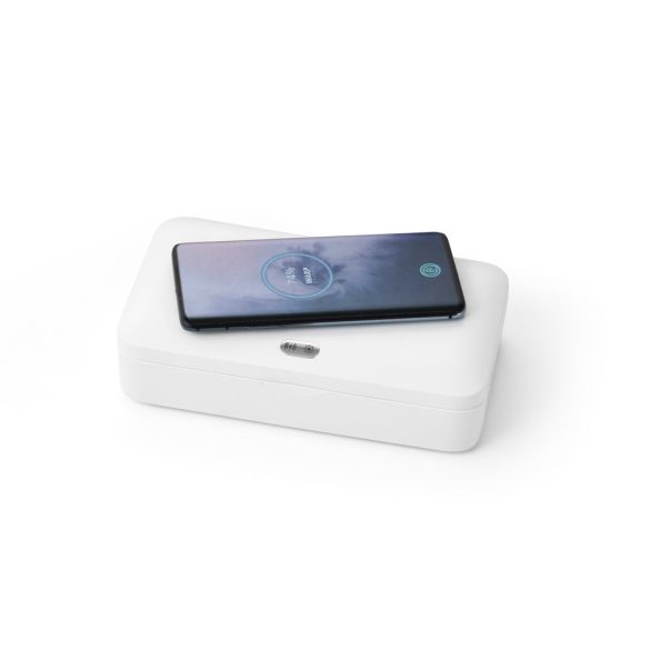 BACTOUT. UV sterilizer case with wireless charger Fast (10W)