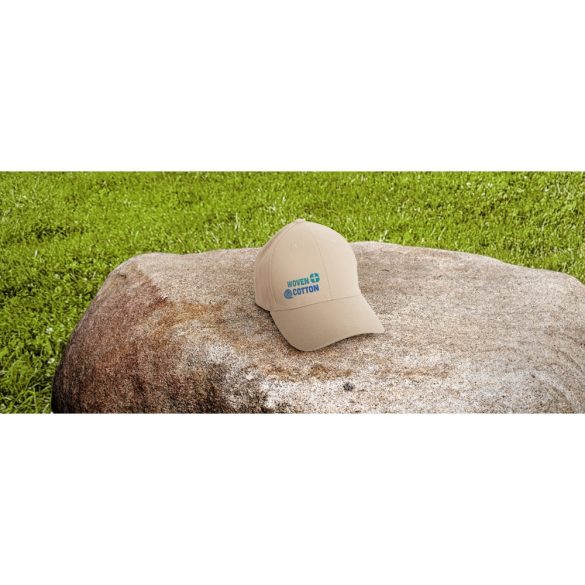 NATHAN. Sapca din bumbac 100% (260 g/m²) cu 6 panouri