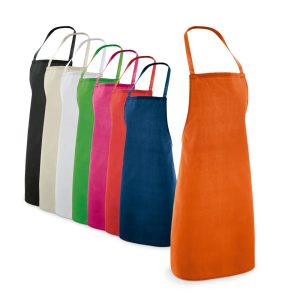 CURRY. Apron in cotton and polyester (180 g/m²)