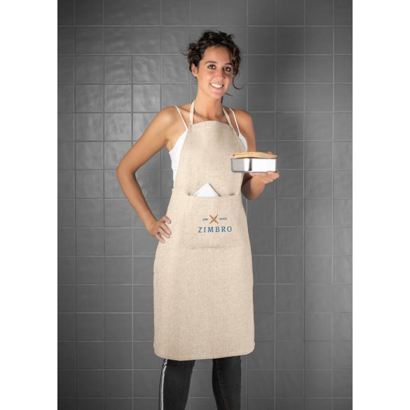 ZIMBRO. Apron with recycled cotton (140 g/m²)