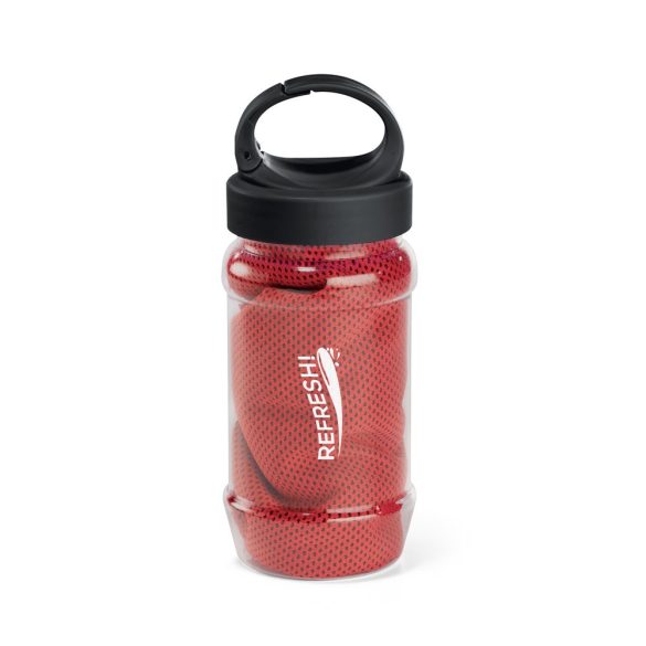ARTX PLUS. Set cu o sticla din PP si PET si un prosop sport poliamida si poliester