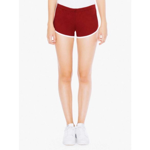 American Apparel AA7301 Cranberry/White XL