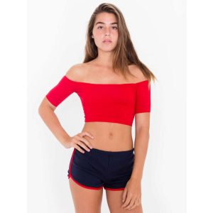 American Apparel AA7301 Navy/Red S