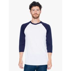 American Apparel AABB453 White/Navy S