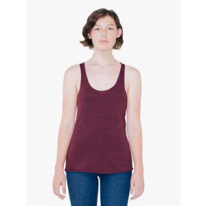 American Apparel AATR308 Tri-Cranberry L