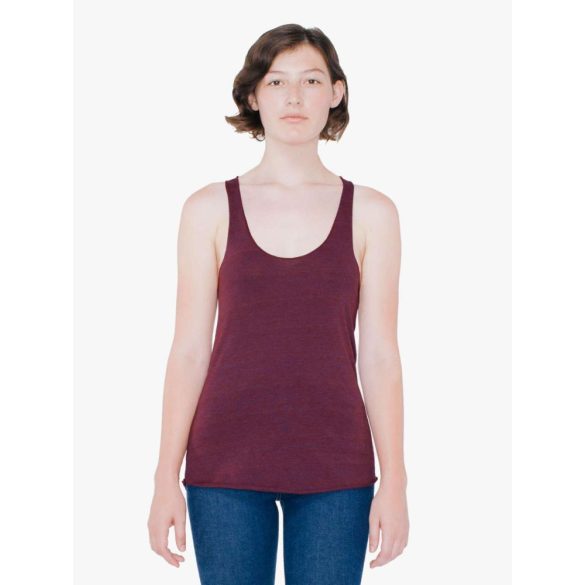 American Apparel AATR308 Tri-Cranberry M