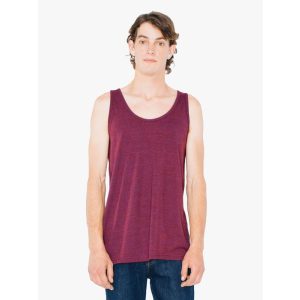 American Apparel AATR408 Tri-Cranberry S