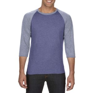 Anvil AN6755 Heather Blue/Heather Grey L