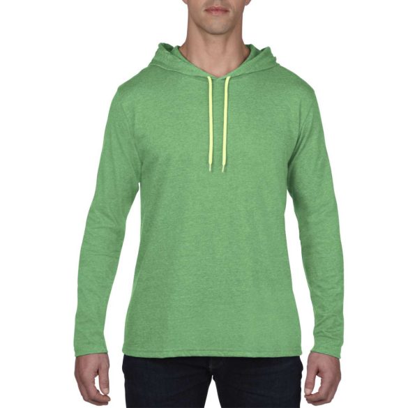 Anvil AN987 Heather Green/Neon Yellow M