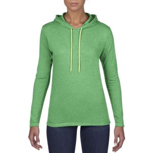 Anvil ANL887 Heather Green/Neon Yellow M