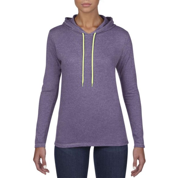 Anvil ANL887 Heather Purple/Neon Yellow S