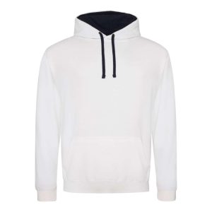 Just Hoods AWJH003 Arctic White/French Navy M