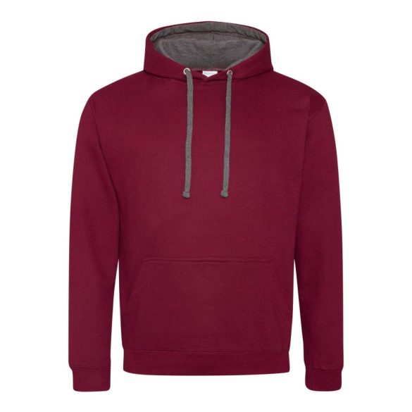 Just Hoods AWJH003 Burgundy/Charcoal XS