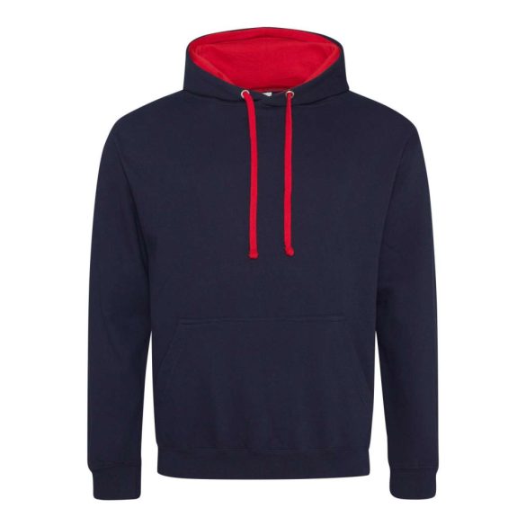 Just Hoods AWJH003 New French Navy/Fire Red 2XL