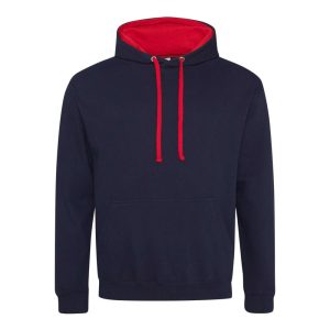 Just Hoods AWJH003 New French Navy/Fire Red S