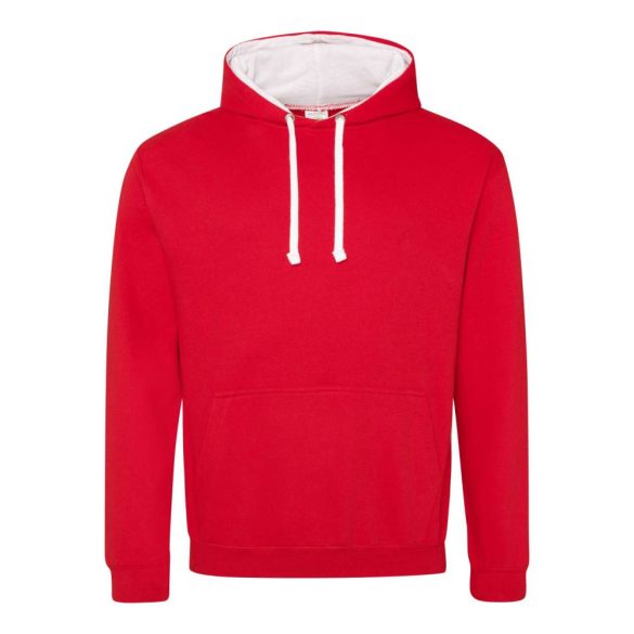 Just Hoods AWJH003 Fire Red/Arctic White 2XL