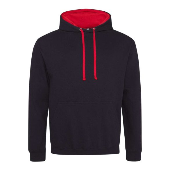 Just Hoods AWJH003 Jet Black/Fire Red 2XL
