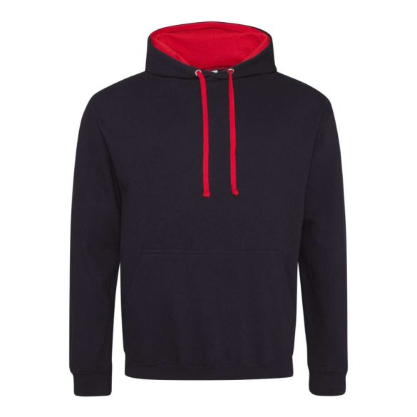 Just Hoods AWJH003 Jet Black/Fire Red 3XL