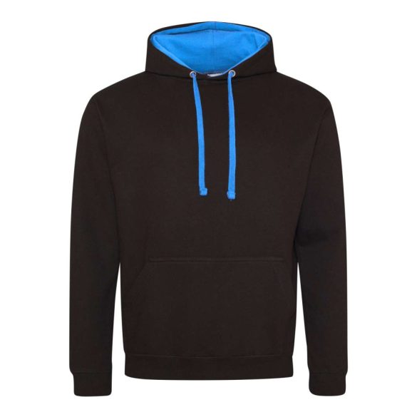 Just Hoods AWJH003 Jet Black/Sapphire Blue 2XL