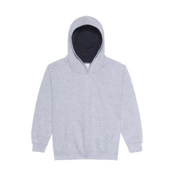 Just Hoods AWJH003J Heather Grey/French Navy 12/13