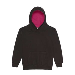 Just Hoods AWJH003J Jet Black/Hot Pink 12/13