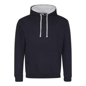 Just Hoods AWJH003 New French Navy/Heather Grey 2XL