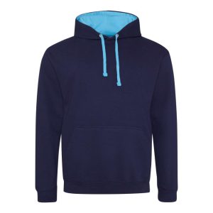 Just Hoods AWJH003 Oxford Navy/Hawaiian Blue L