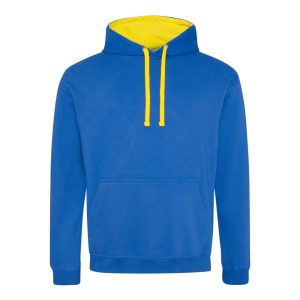 Just Hoods AWJH003 Royal Blue/Sun Yellow XS