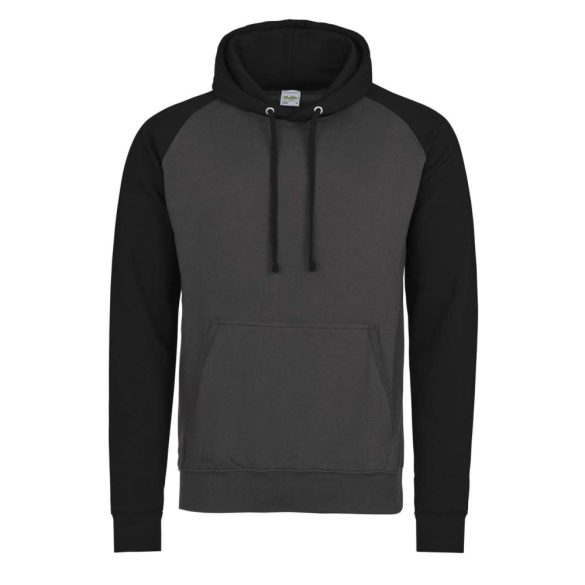 Just Hoods AWJH009 Charcoal Grey/Jet Black 2XL