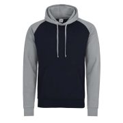 Just Hoods AWJH009 Oxford Navy/Heather Grey S