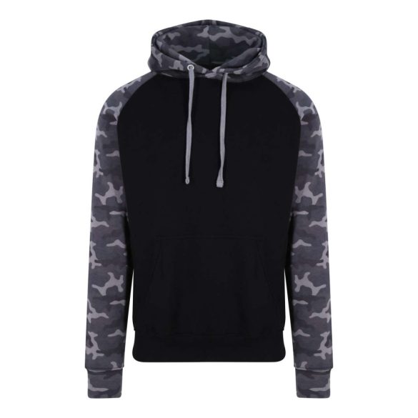 Just Hoods AWJH009 Solid Black/Black Camo 2XL