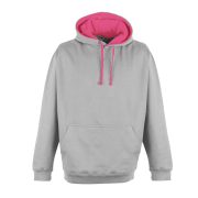 Just Hoods AWJH013 Heather Grey/Electric Pink S