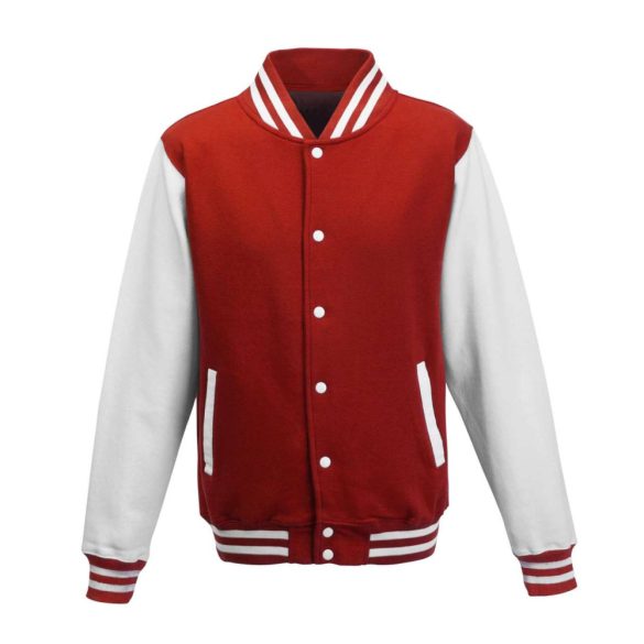 Just Hoods AWJH043 Fire Red/Arctic White M