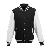 Just Hoods AWJH043 Jet Black/White L