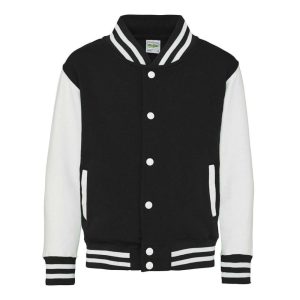 Just Hoods AWJH043J Jet Black/White 3/4