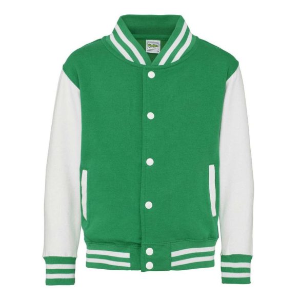 Just Hoods AWJH043J Kelly Green/Arctic White 12/13