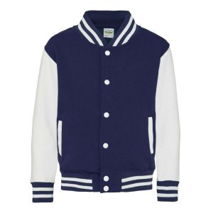 Just Hoods AWJH043J Oxford Navy/White 12/13