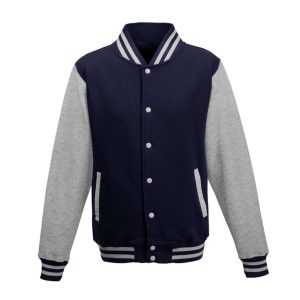 Just Hoods AWJH043 Oxford Navy/Heather Grey 3XL