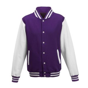 Just Hoods AWJH043 Purple/Arctic White XL