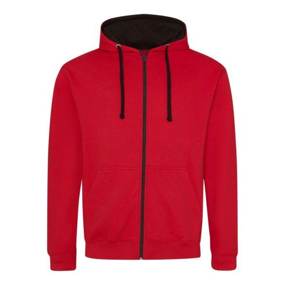Just Hoods AWJH053 Fire Red/Jet Black 2XL