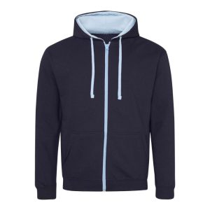 Just Hoods AWJH053 New French Navy/Sky Blue 2XL