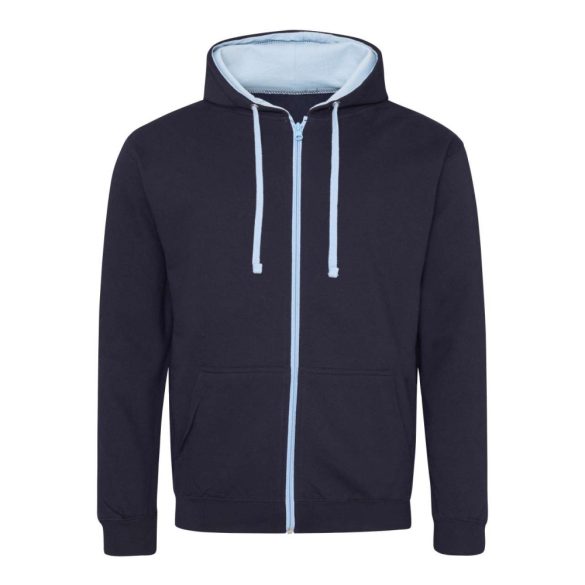 Just Hoods AWJH053 New French Navy/Sky Blue 2XL